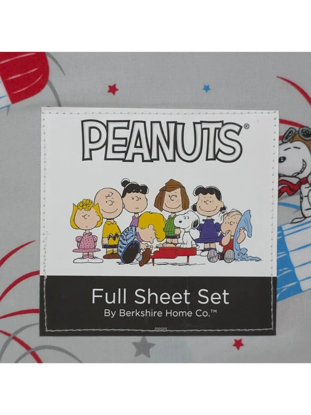 Peanuts Snoopy Full Double Sheet Set By Berkshire Fireworks Popsicles Summer USA